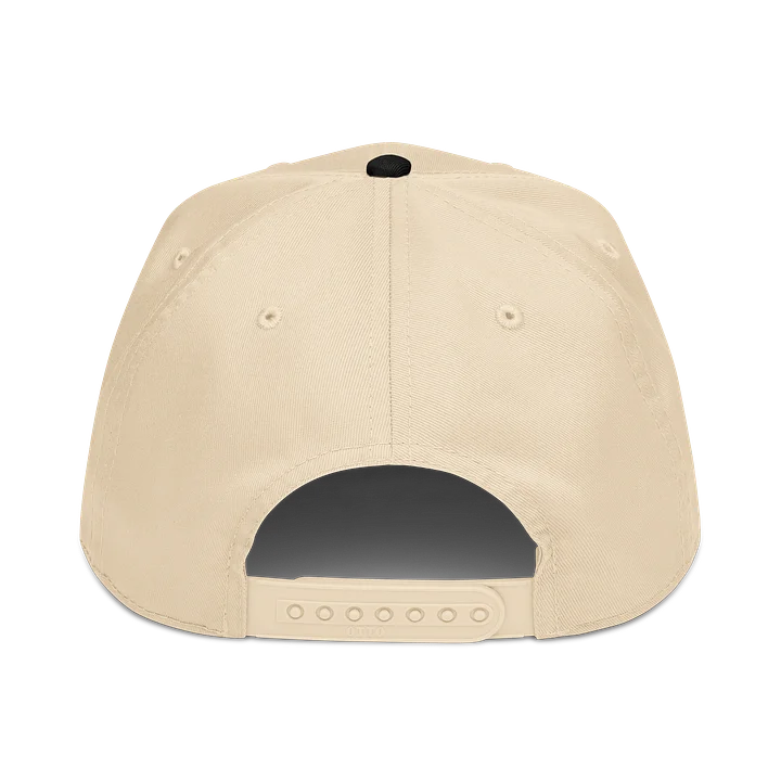 "likkle but TALLAWAH" Two Tone Baseball Cap in Black/Natural product image (2)