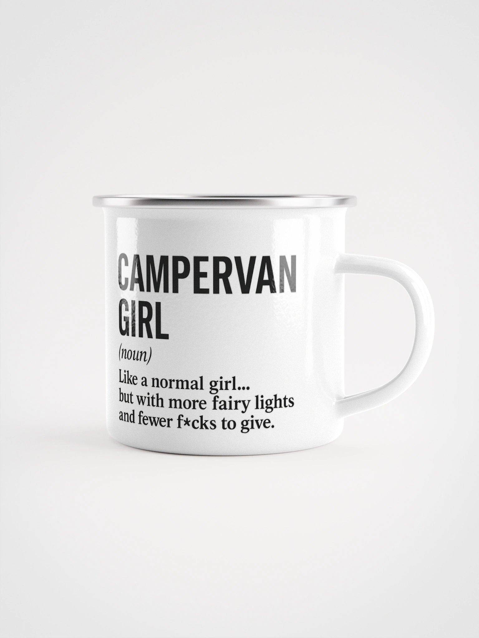 Campervan Girl - Enamel mug product image (1)