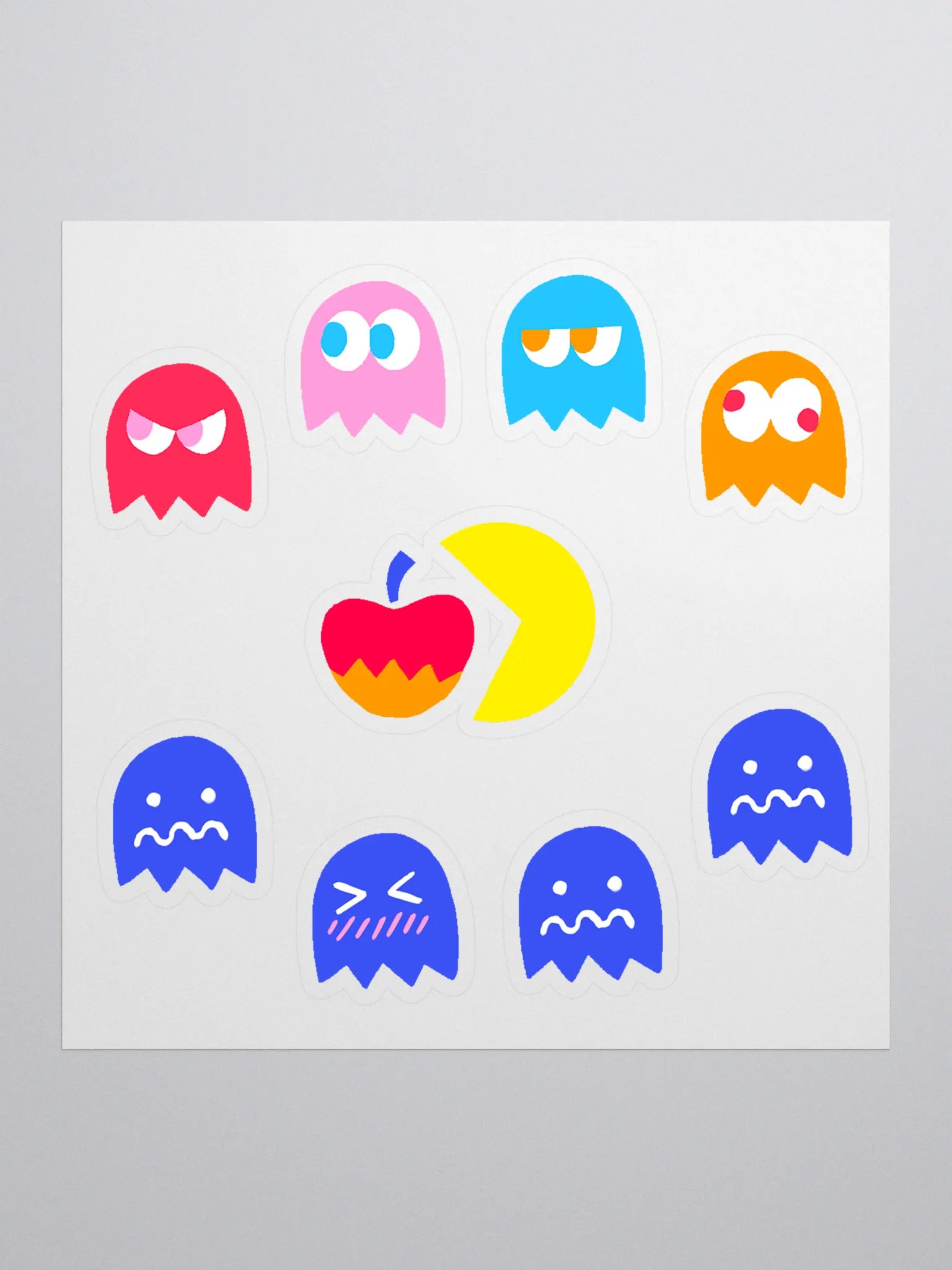 Arcade Ghosts Sticker Set product image (1)