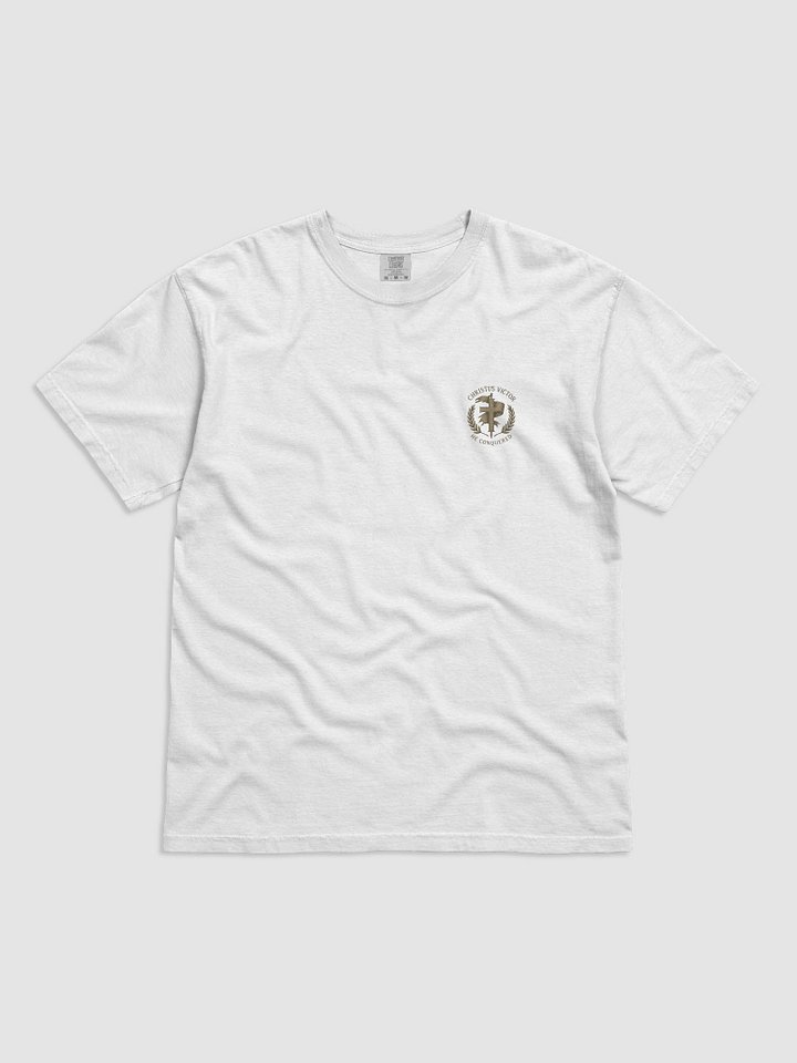 Christus Victor tee small emblem product image (1)