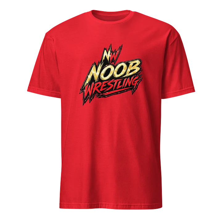 NOOB WRESTLING RED T-SHIRT product image (1)