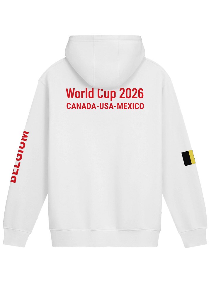 Belgium 2026 World Cup Flag Hoodie - Premium Unisex Hoodie product image (8)