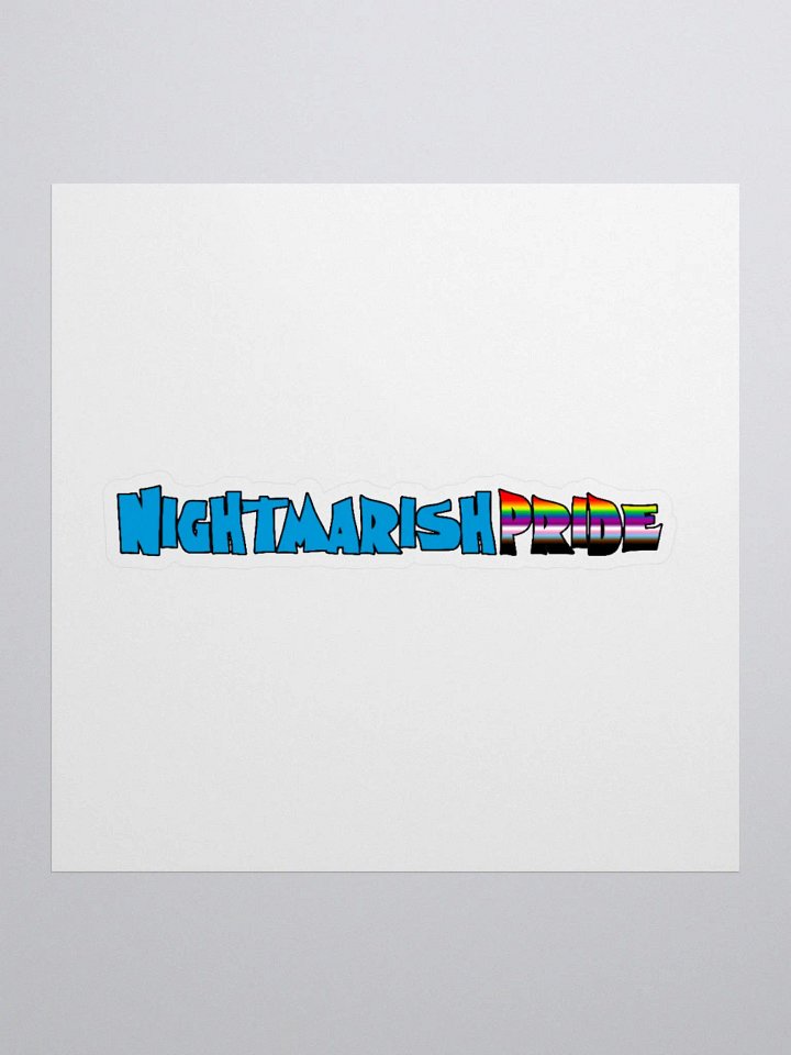 NightmarishPride Logo Sticker product image (1)