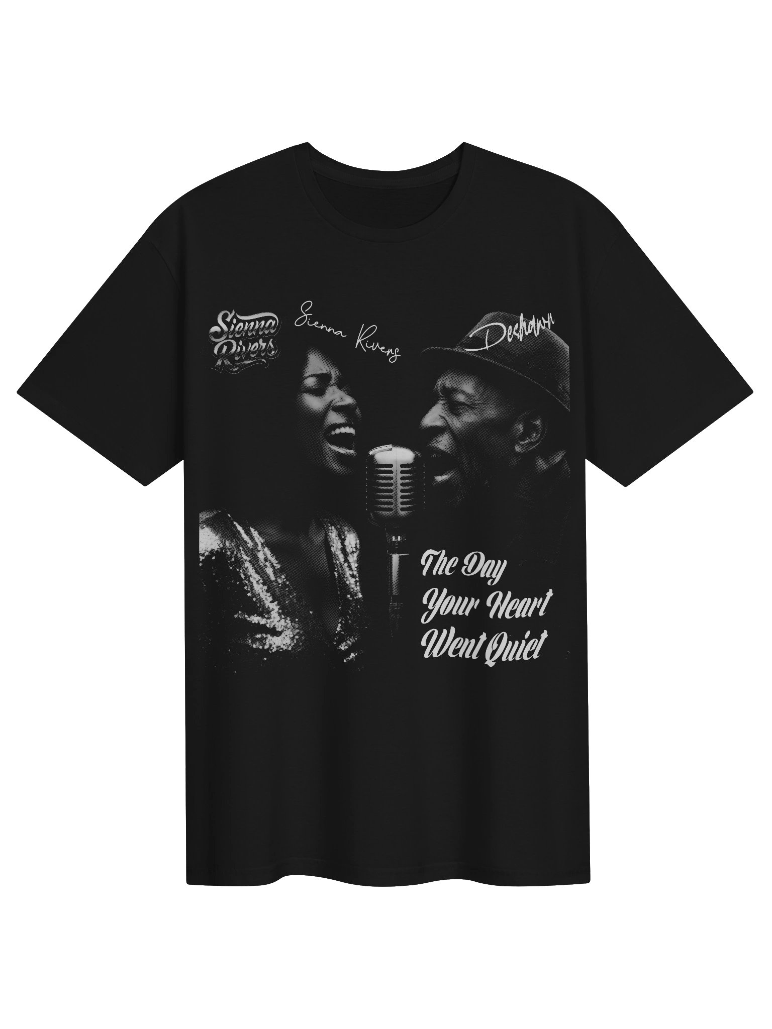 Sienna Rivers & Deshawn – “The Day Your Heart Went Quiet” Autograph Series Tee product image (1)