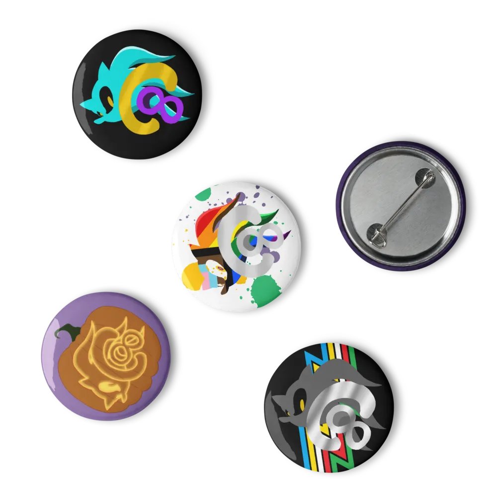 Logos 5 Pin Button Set product image (6)
