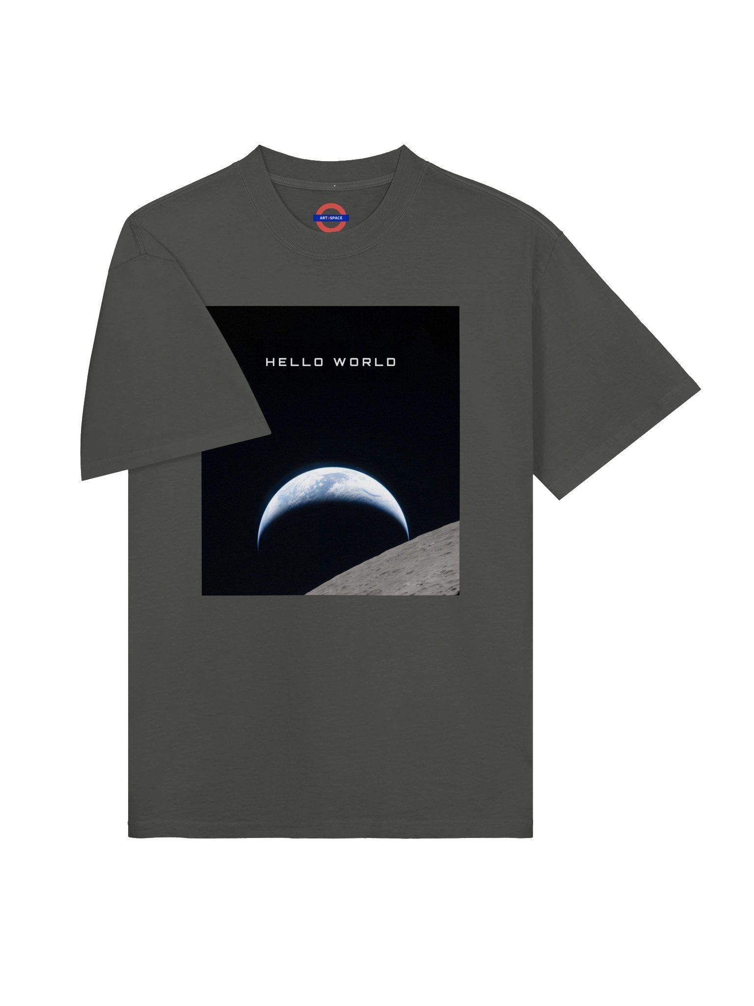 Hello World Earth Rising Above The Moon T-Shirt product image (3)