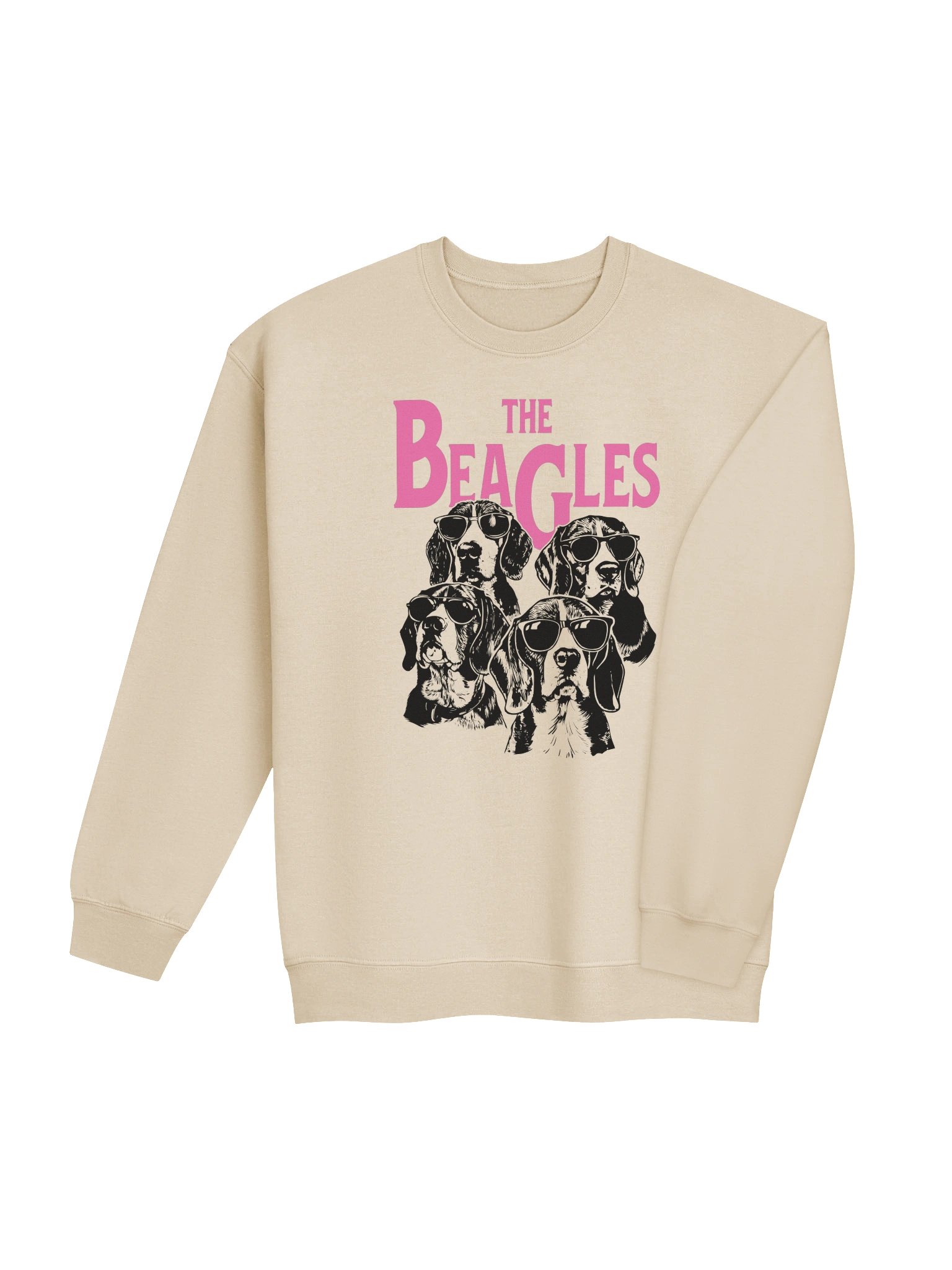 The Beagles Sweatshirt of a Group of Beagles Wearing Sunglasses | Funny Sweatshirt for Beagle Paw-rents product image (55)