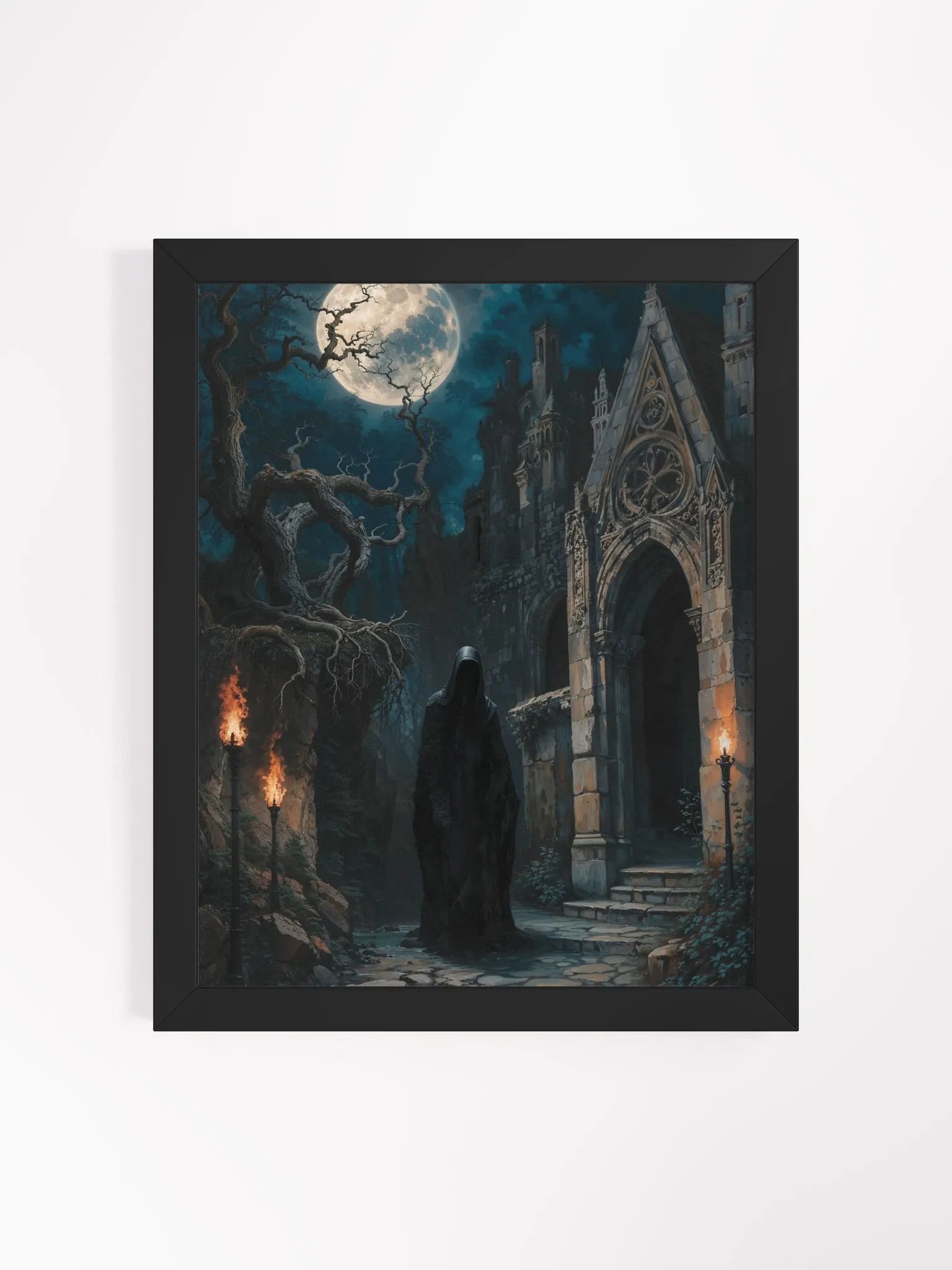 Moonlit Gothic Framed Print product image (6)