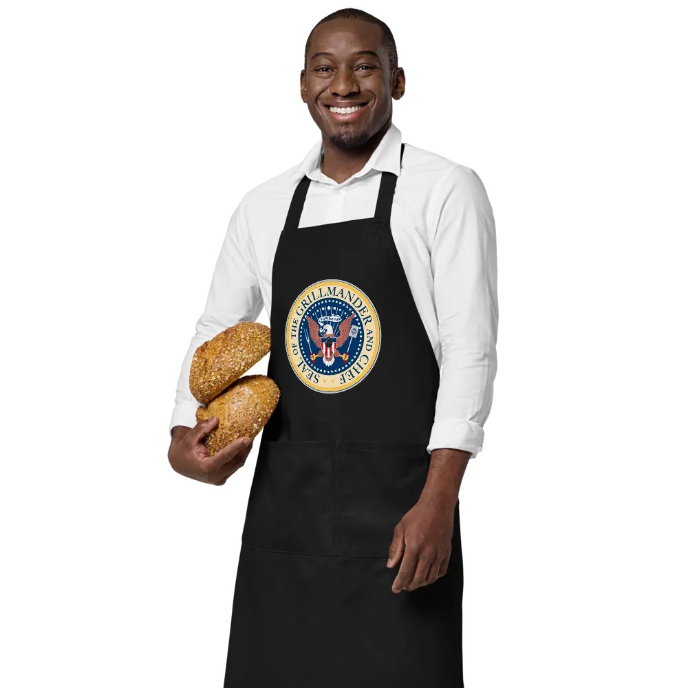 Hail to the Chef Grillmander Cottton Apron product image (3)