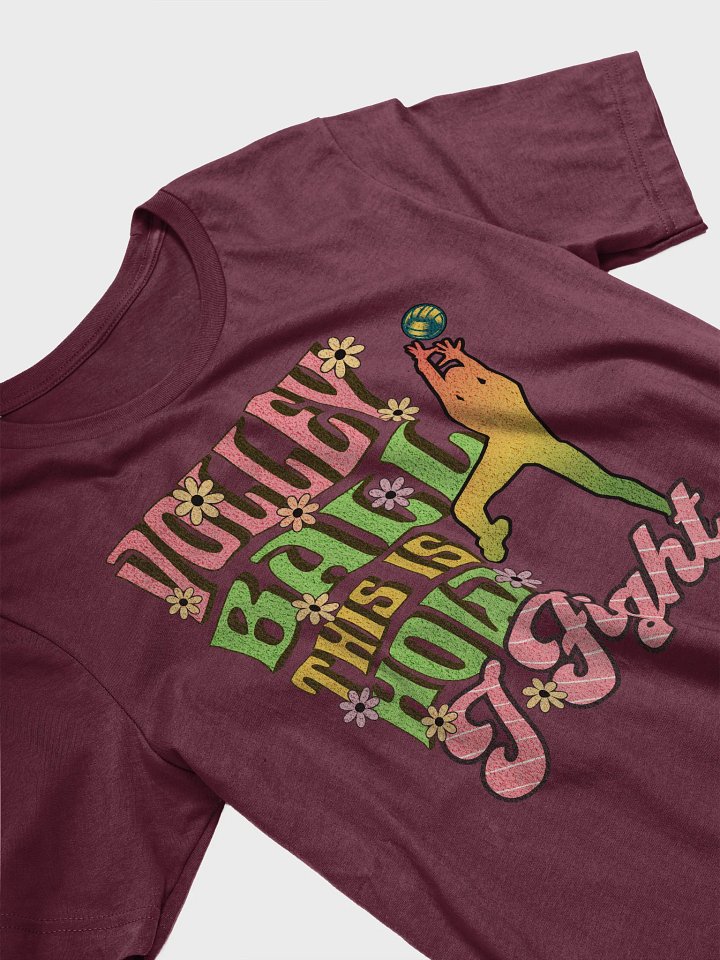 This Is How I Fight Volleyball Floral Tee product image (2)