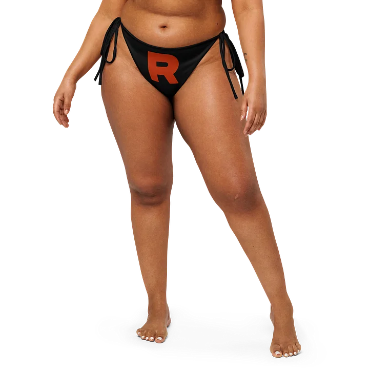 Bold Crimson 'R' All-Over String Bikini product image (1)
