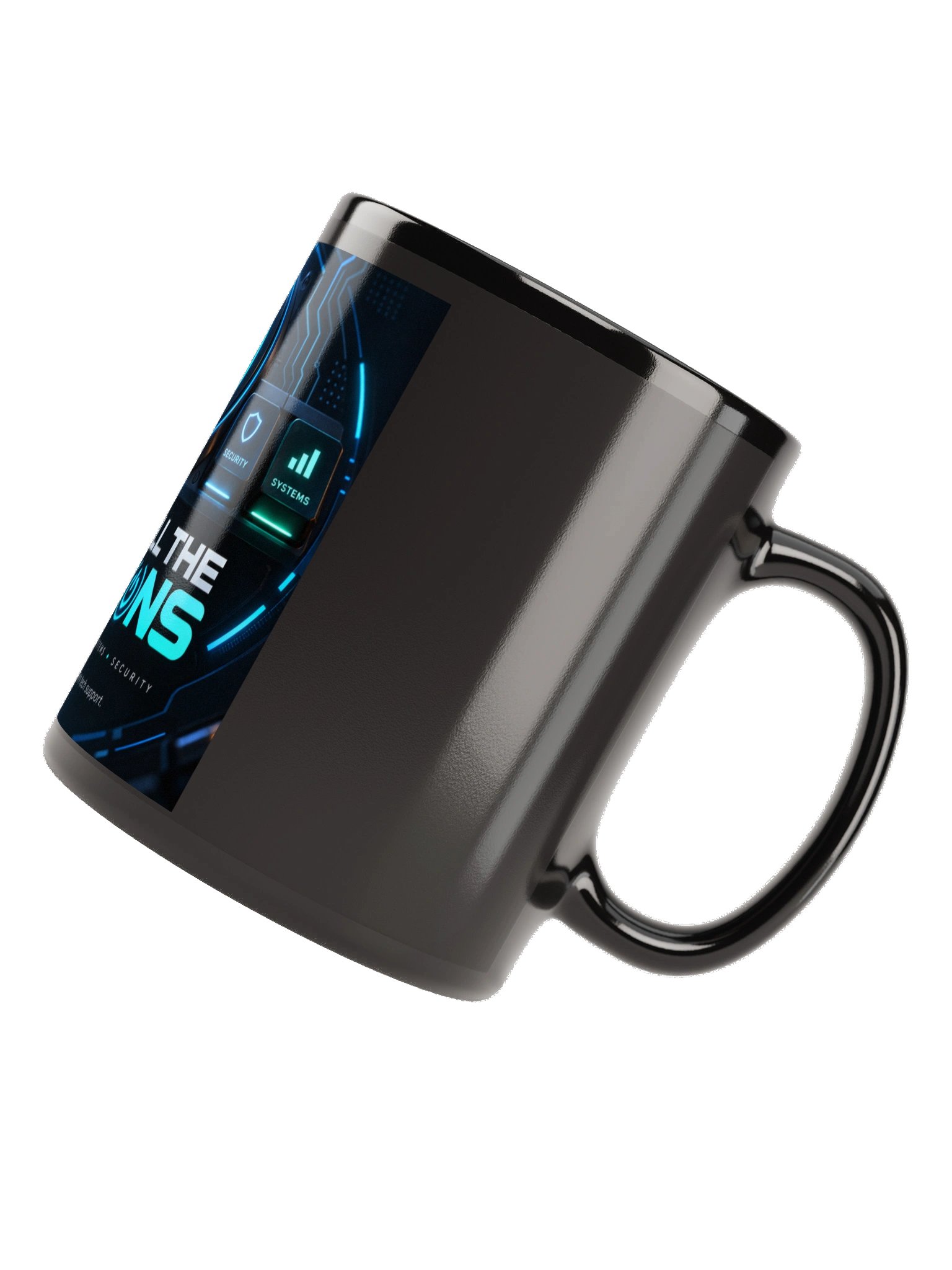 PATB Circuit Black Glossy Mug product image (6)