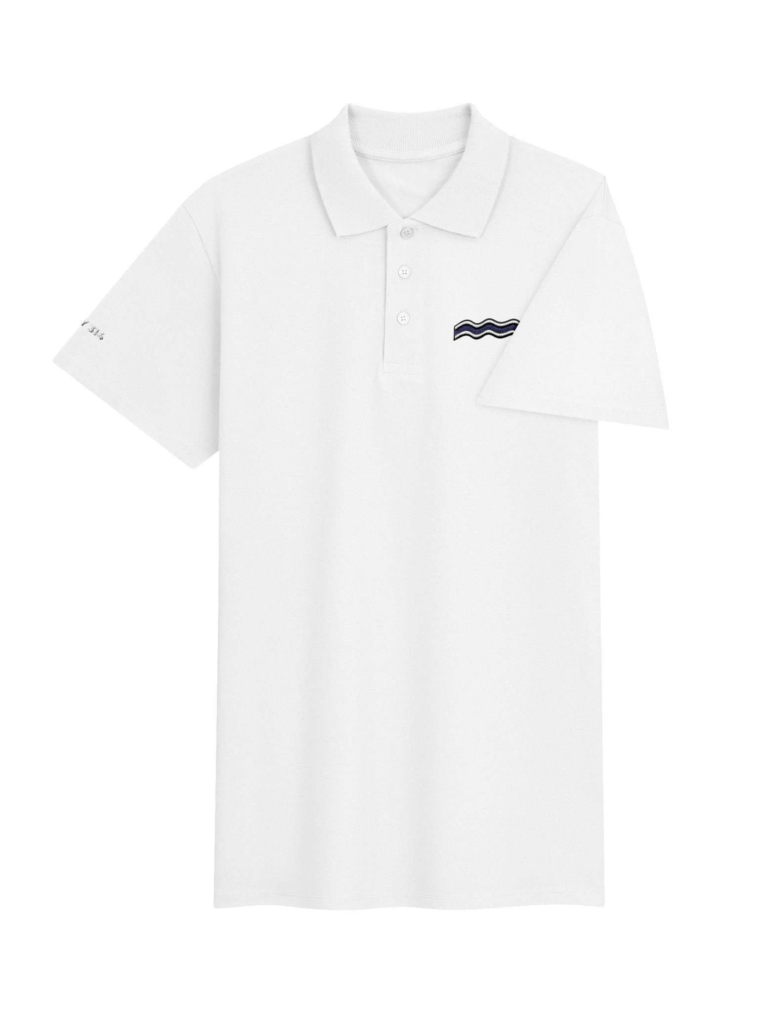 River Embroidered Polo - White product image (4)