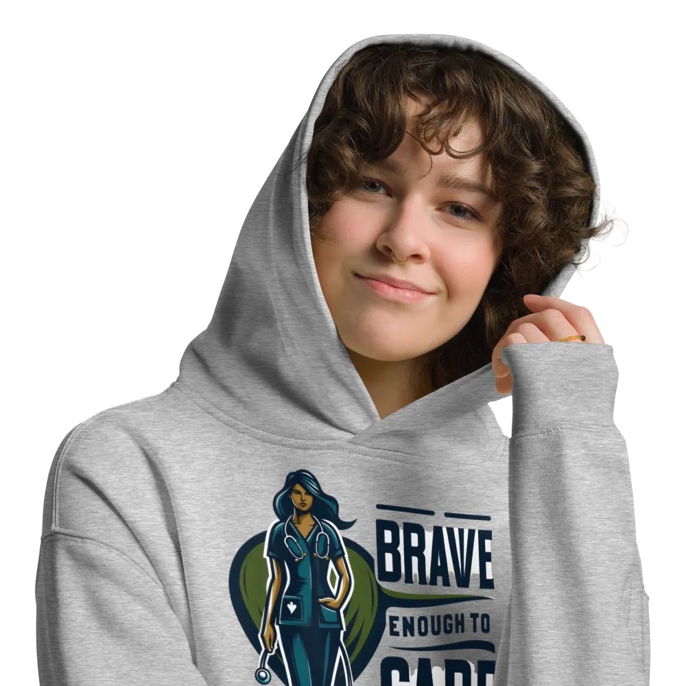 brave enough to care hoodie product image (9)