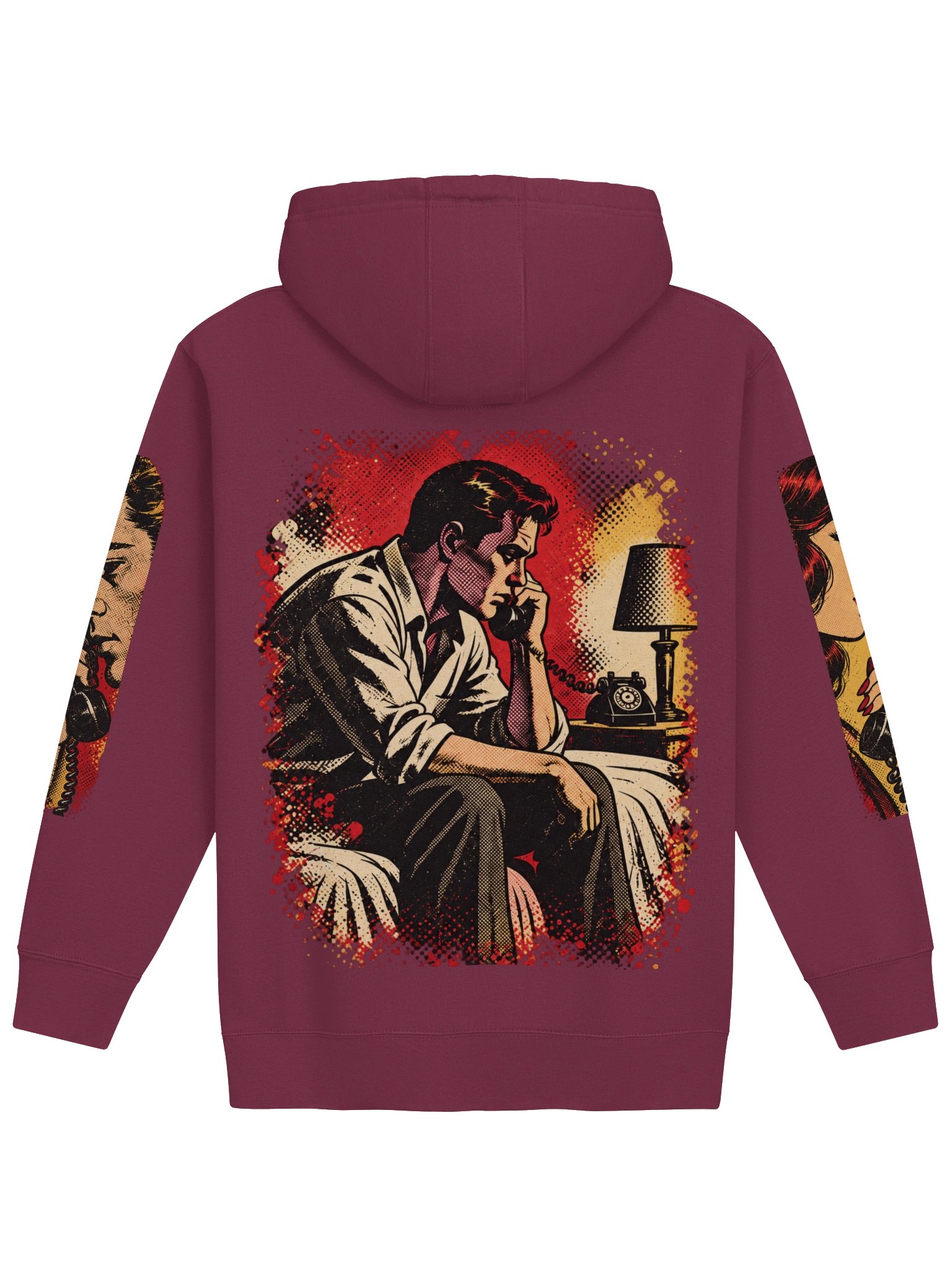 I Luv Ya Girl Vintage Romance Comic Hoodie product image (42)