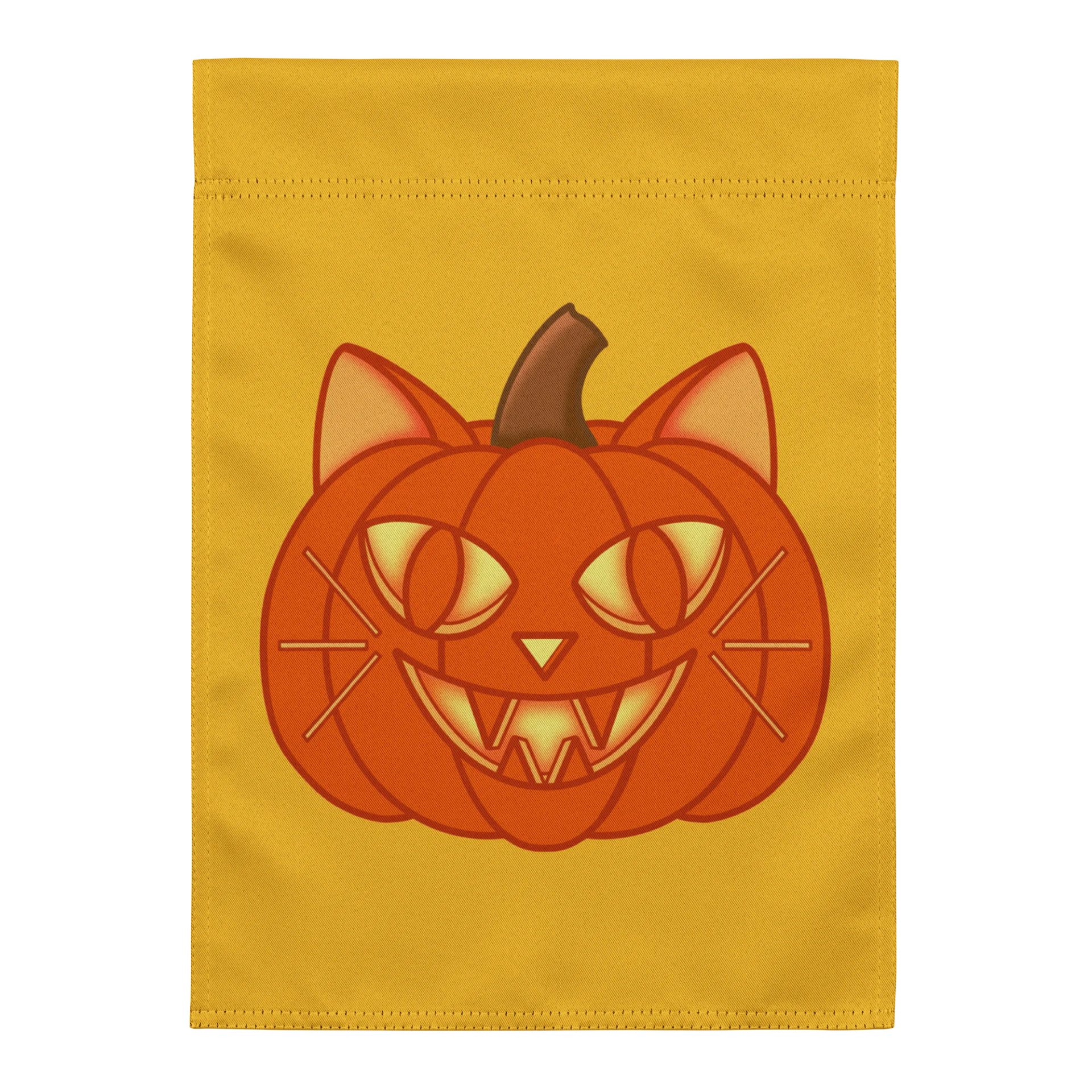 Pumpkin Cat Flag product image (1)