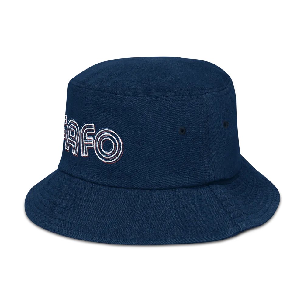 FAFO denim bucket hat product image (24)