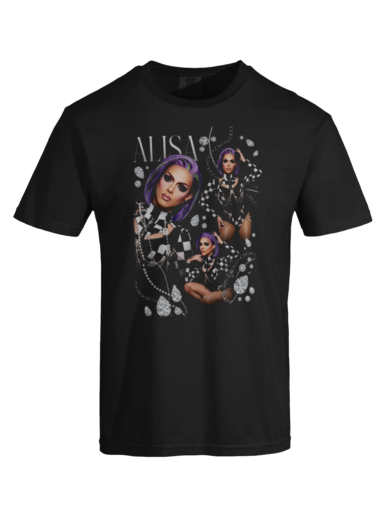 "Diamond Glam" Vintage Bootleg Heavyweight Tee product image (5)