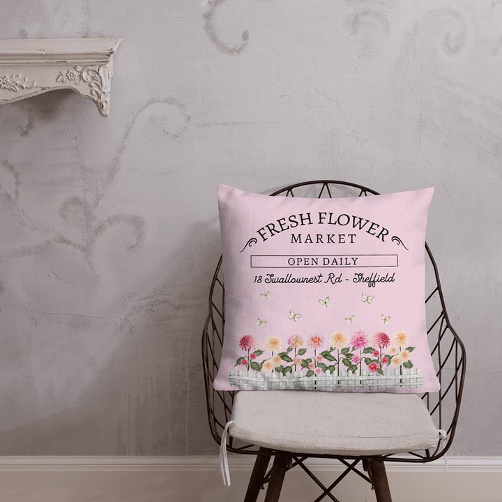 Fresh Flower Market Decorative Pillow product image (2)