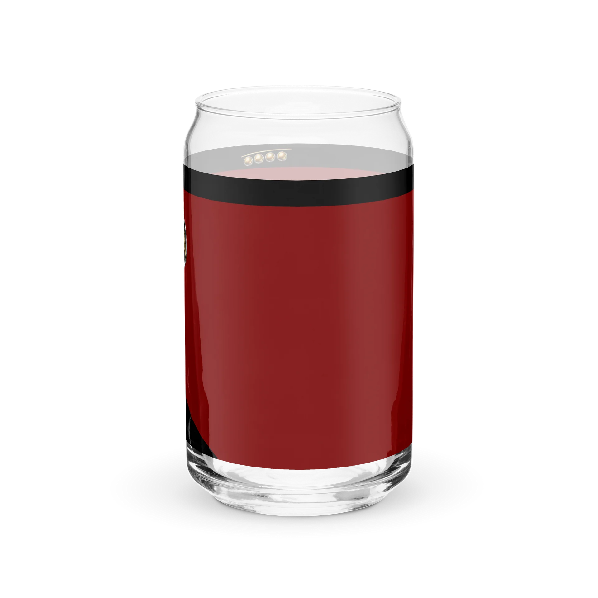 Officer Inspired Can Glass -Red Division product image (3)