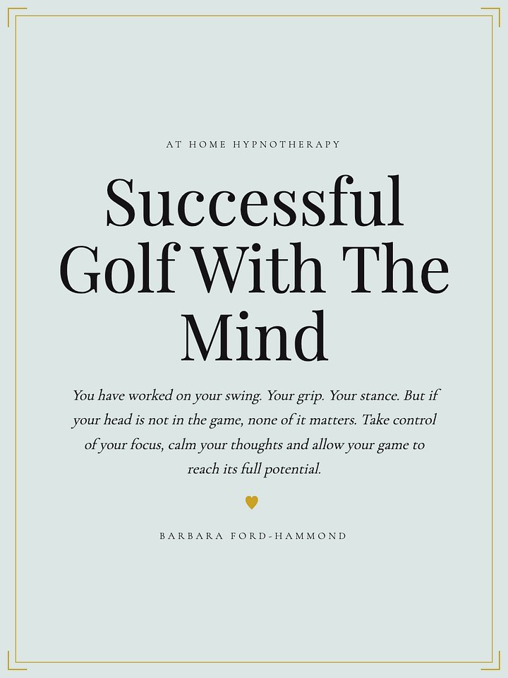 Successful Golf With The Mind product image (1)