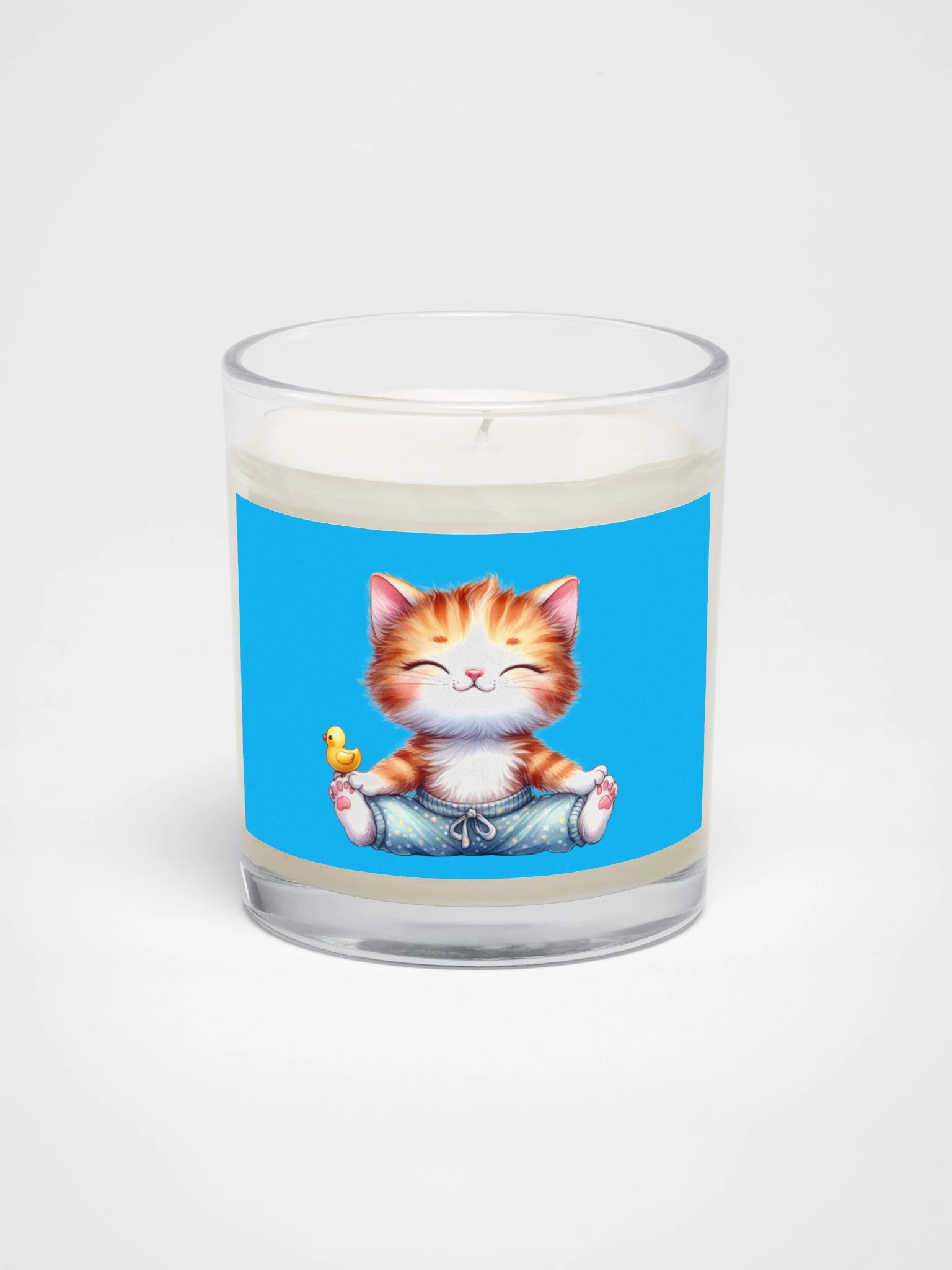 The Meditating Cat Sanctuary Candle product image (1)