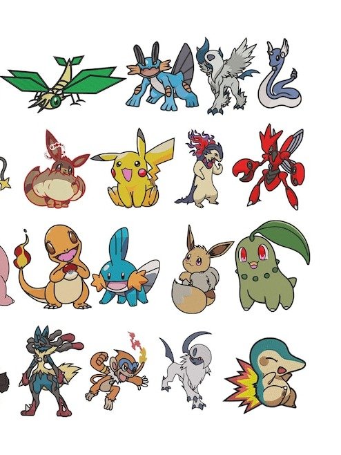 Pika chu Embroidery Design Bundle – 160 Files | 6 Sizes | Machine Embroidery product image (12)