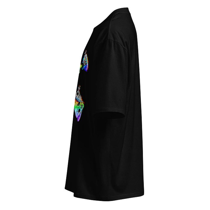 Glitched Controller Oversized Heavy T product image (2)