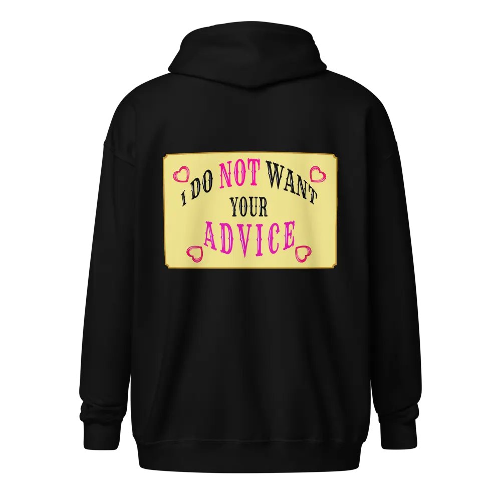 No Advice Hoodie product image (1)