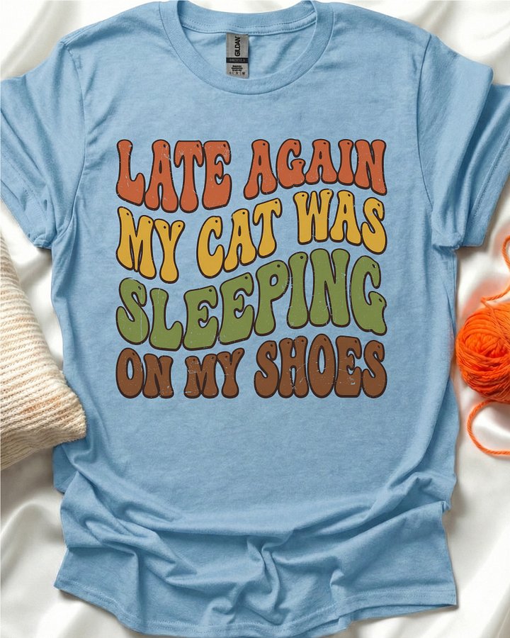 Cat On Shoes T-Shirt product image (2)