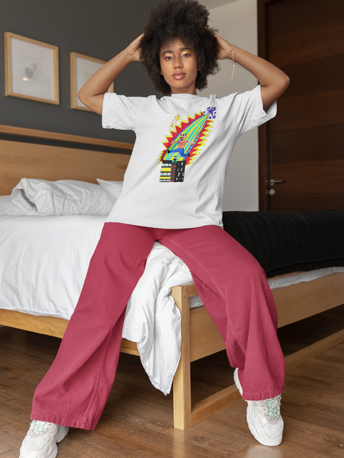 Abstract Leap of Faith Unisex T-Shirt product image (8)