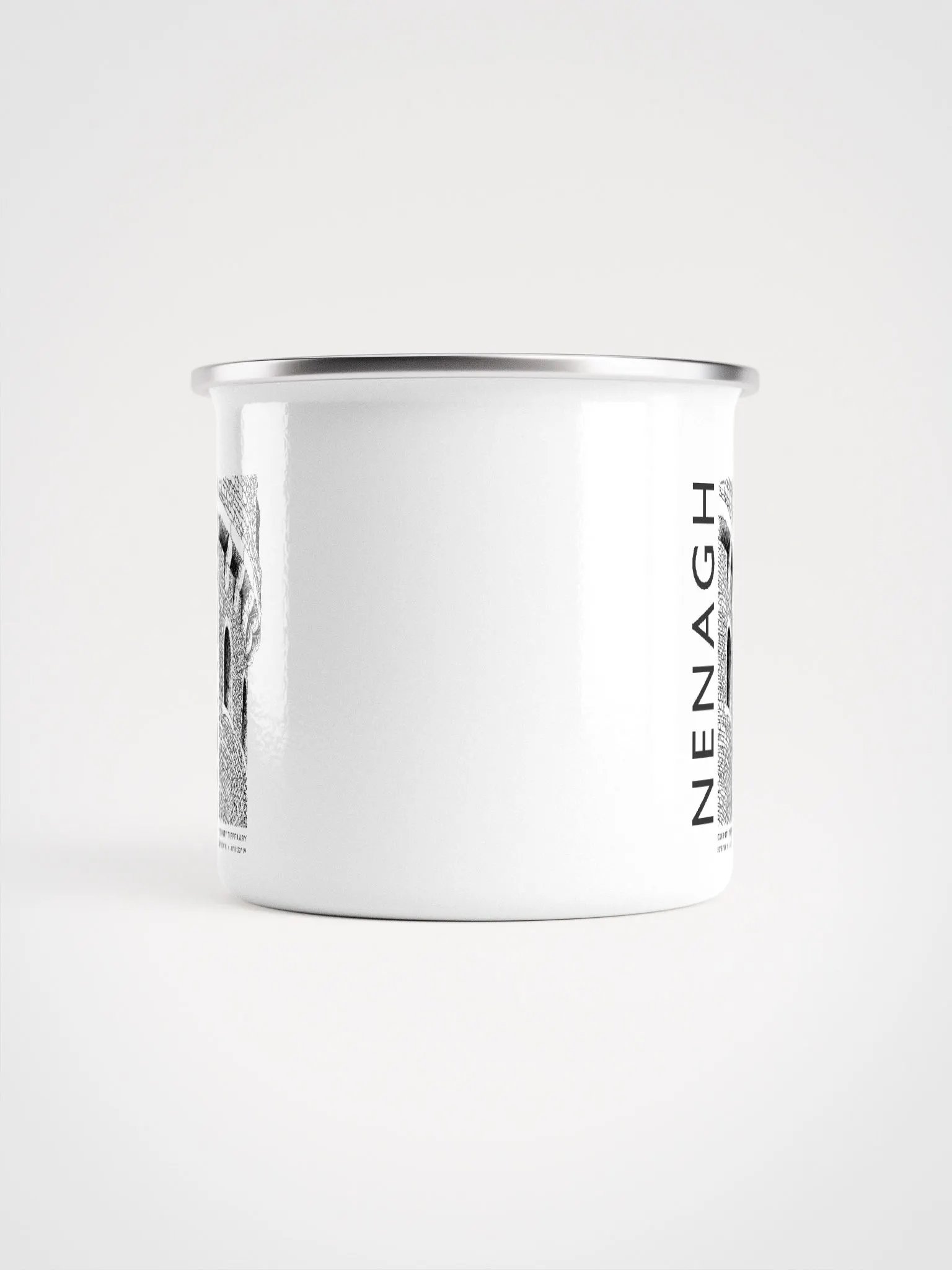 Nenagh: Enamel camping mug (castle) product image (3)