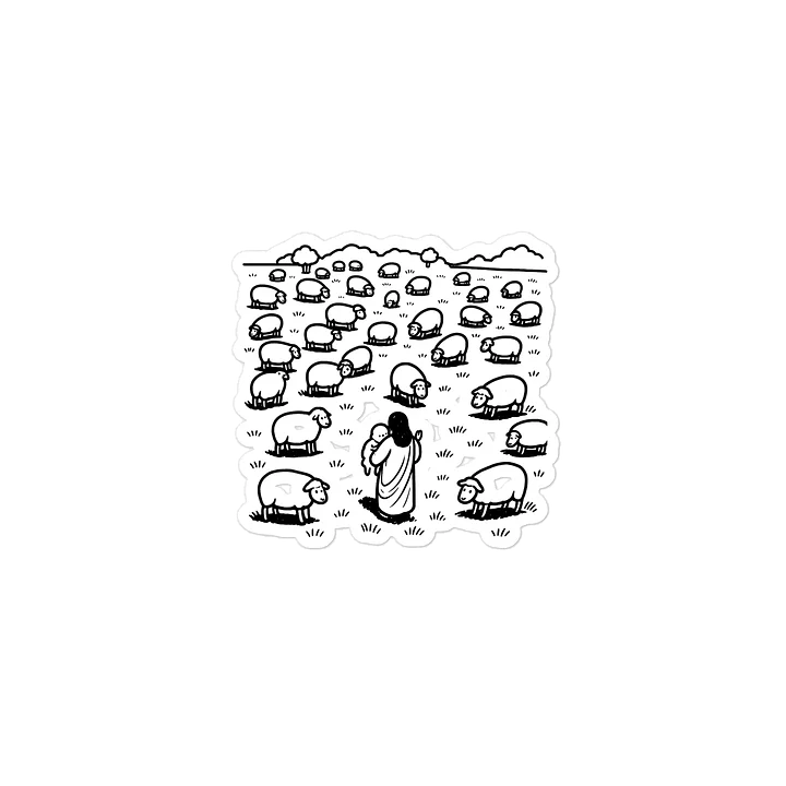 The Good Shepherd Doodle Die-Cut Sticker product image (2)