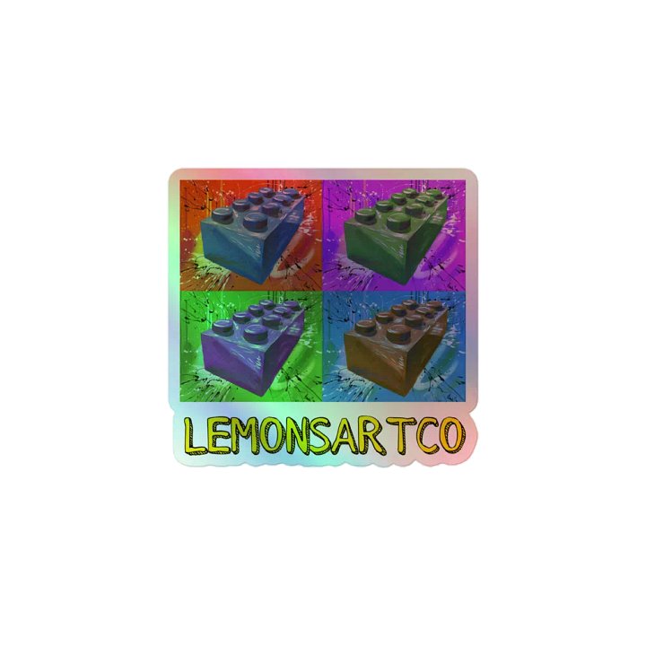 POP Bricks Quattro Holographic Stickers product image (1)