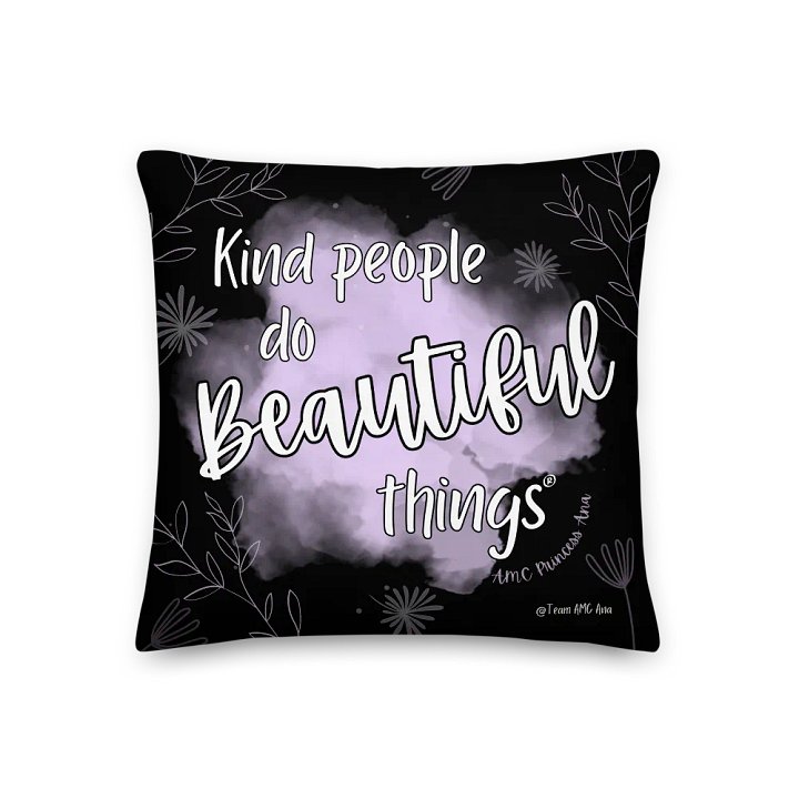 KPDBT - Black/Purple Pillow product image (1)