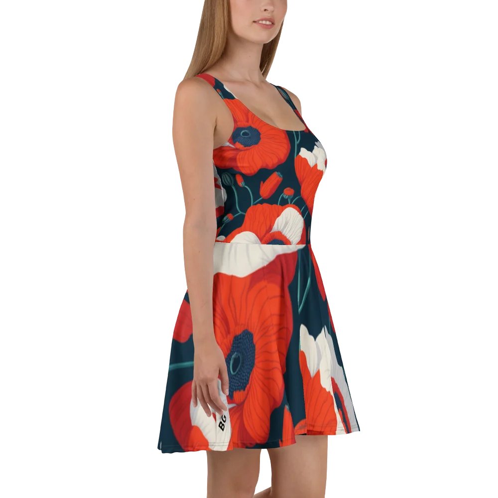 Barry Grady 'Poppies' All-Over Skater Dress product image (3)