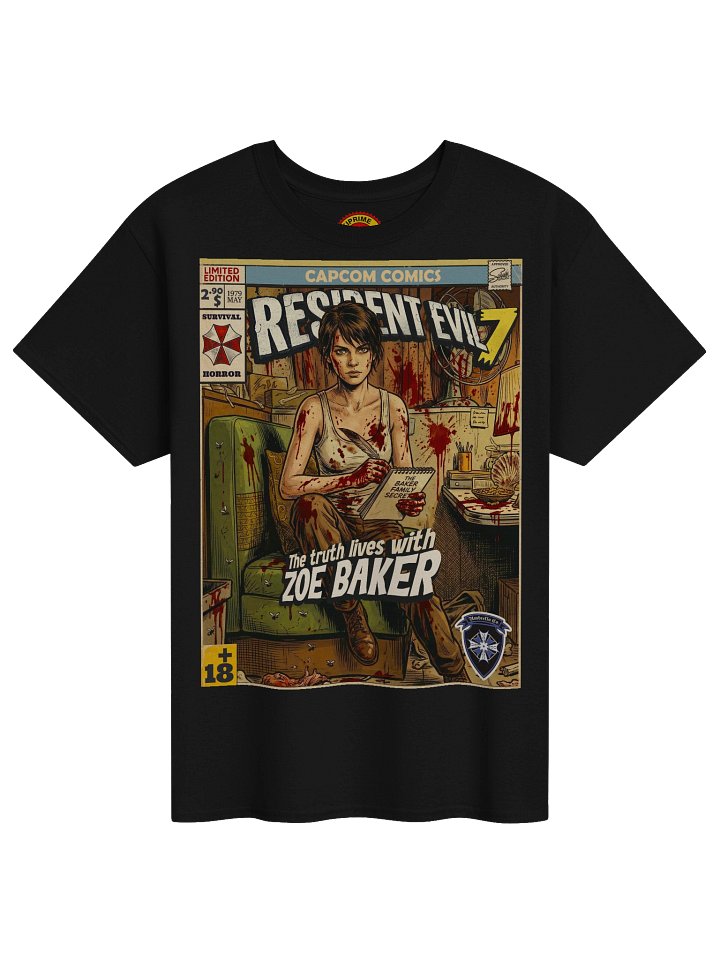 Resident Evil 7 Zoe Baker Comic Art T-Shirt product image (1)