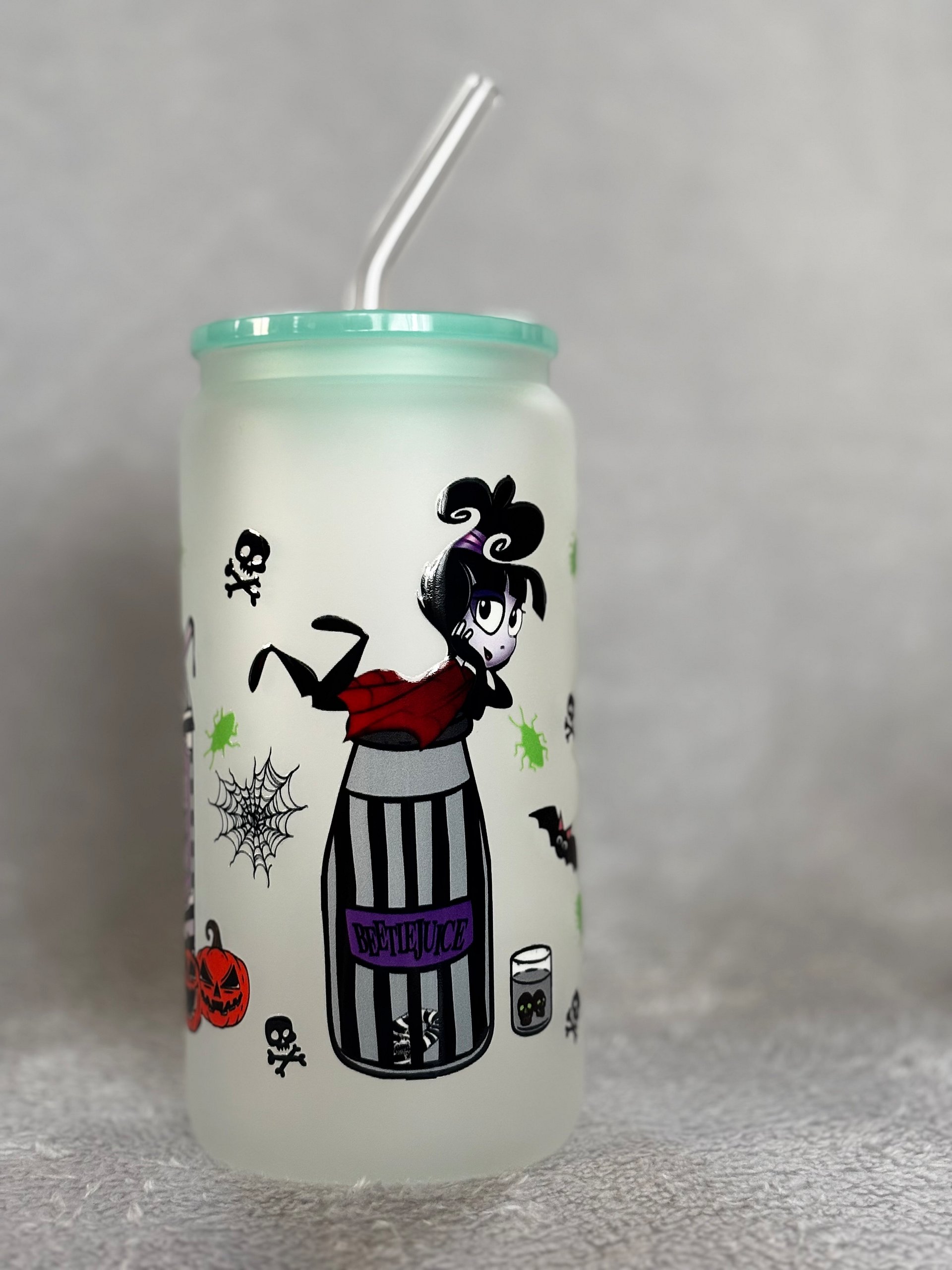 100% Beetle Babe Glass Can Tumbler  | Awkward Accessories