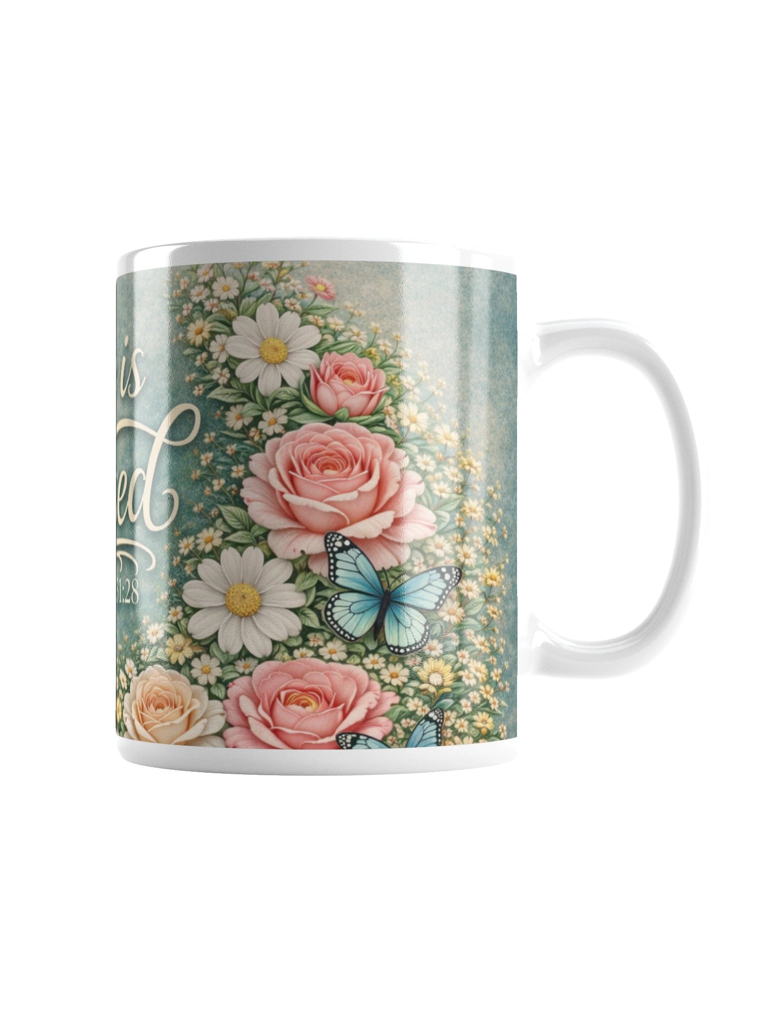 Blessed Heart Floral Mug product image (5)