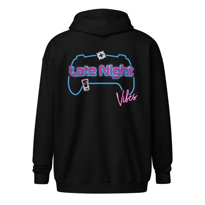 Twitch Late Night Vibes - Zip-up Hoodie product image (1)