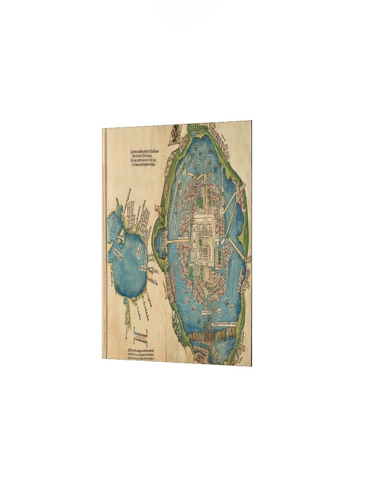 Mapa de Tenochtitlan (1524): Plano Histórico de la Capital Mexica product image (10)
