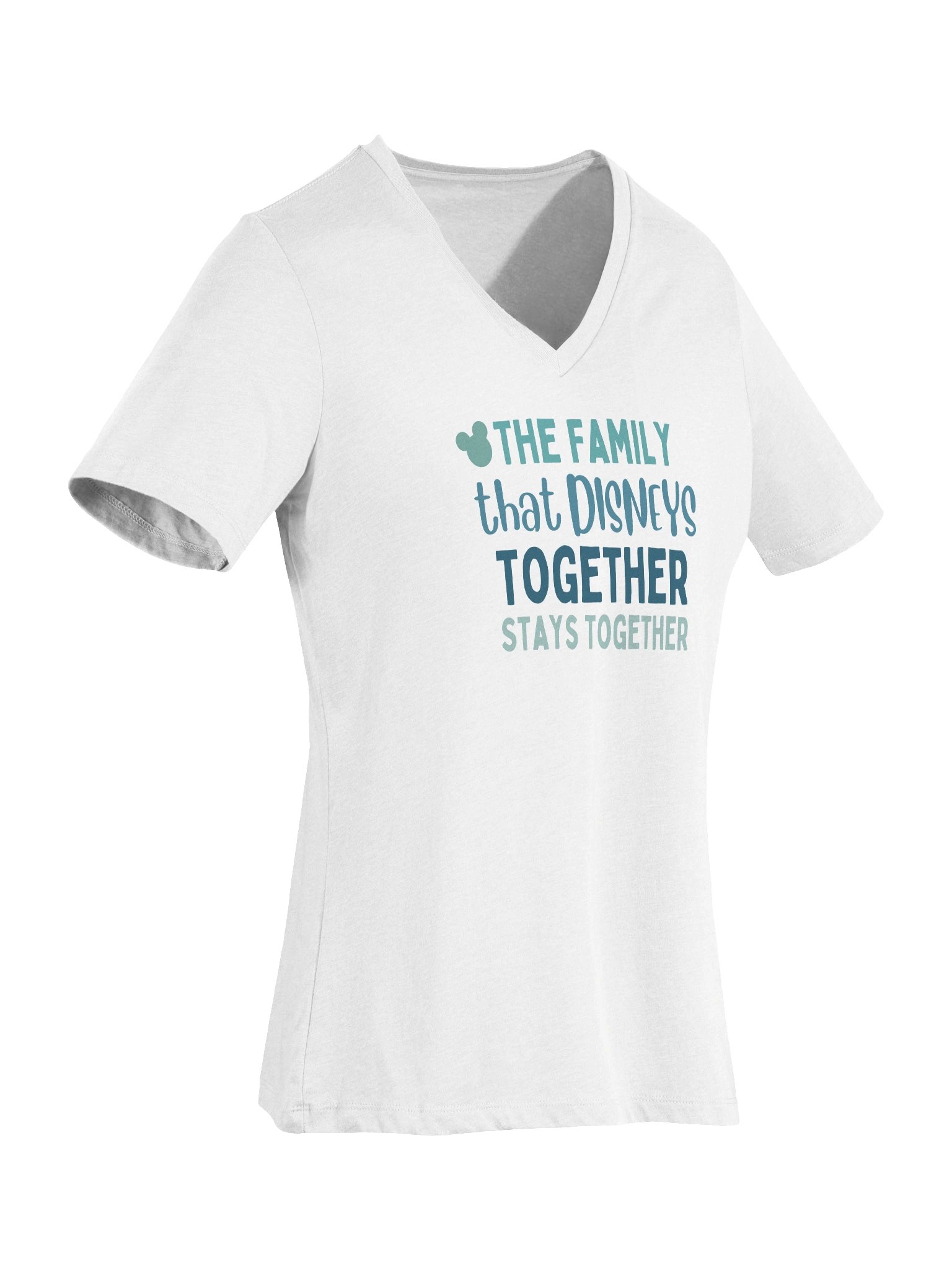 Disney Family Together V-Neck T-shirt product image (7)