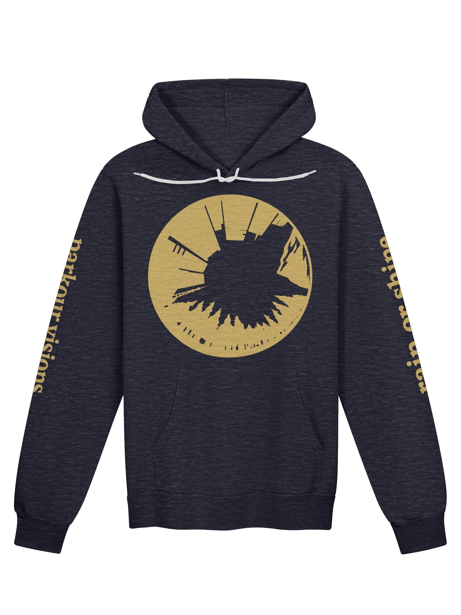 PKV Splat Heather Navy/Ochre Hoodie product image (1)