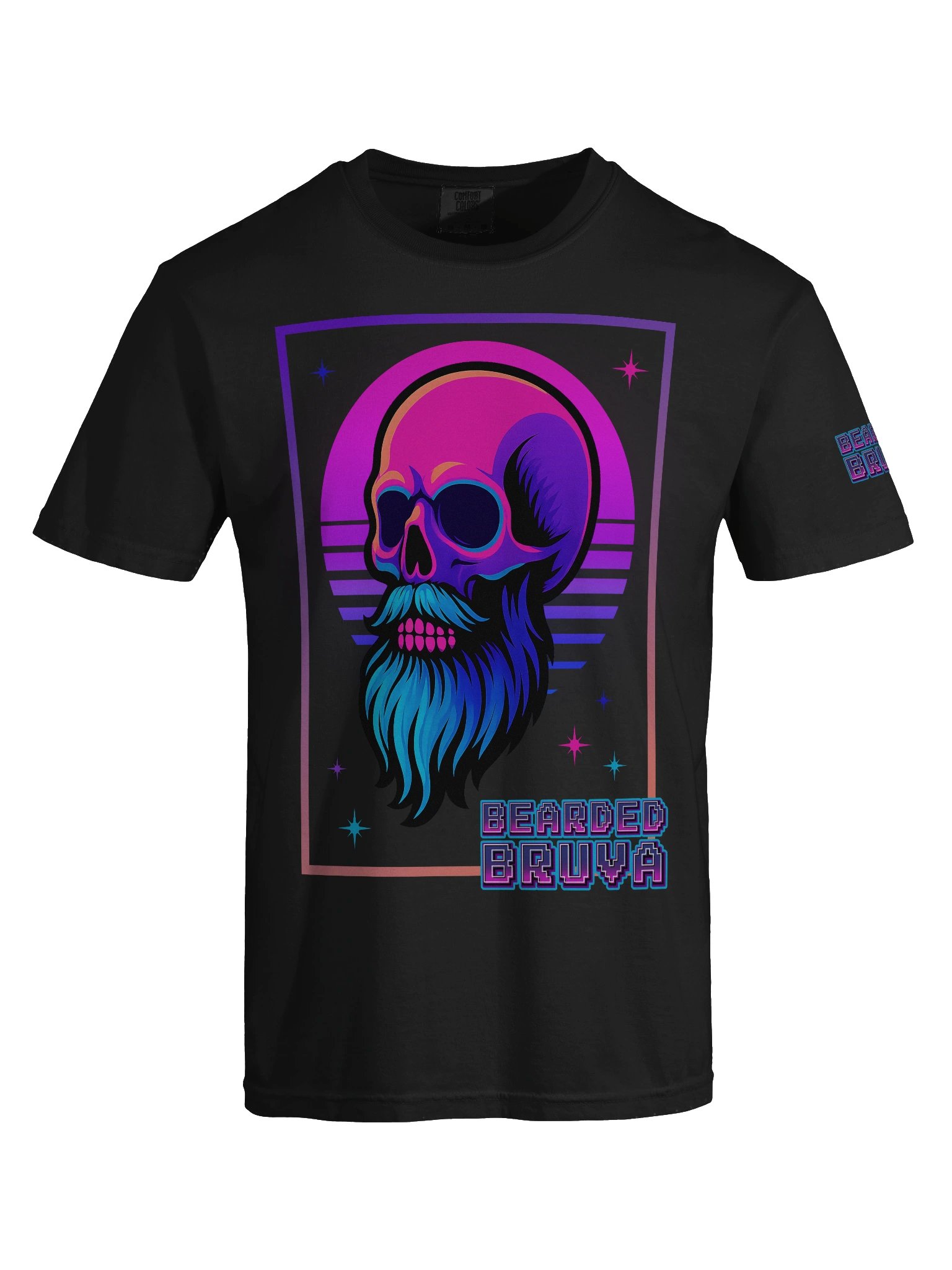 Pixelated Gradient Tee - BEARDEDBRUVA Edition product image (88)