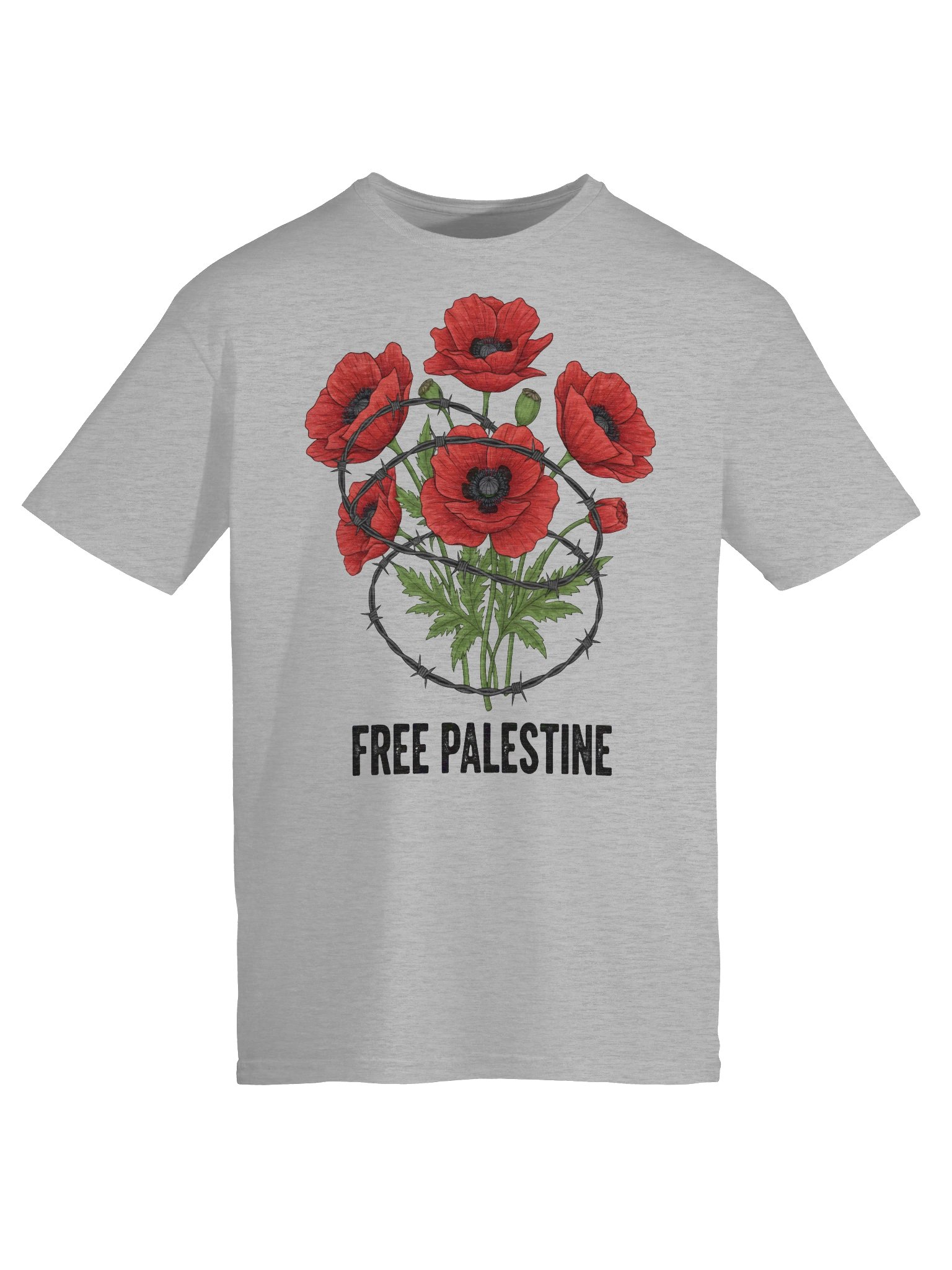 Free Palestine Poppy T-Shirt product image (23)