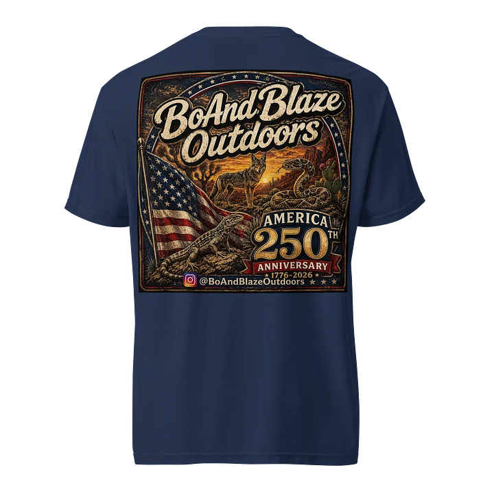 🇺🇸 Limited Edition Bo & Blaze Outdoors Freedom Series Tee | Red, White & Blue Collection product image (5)