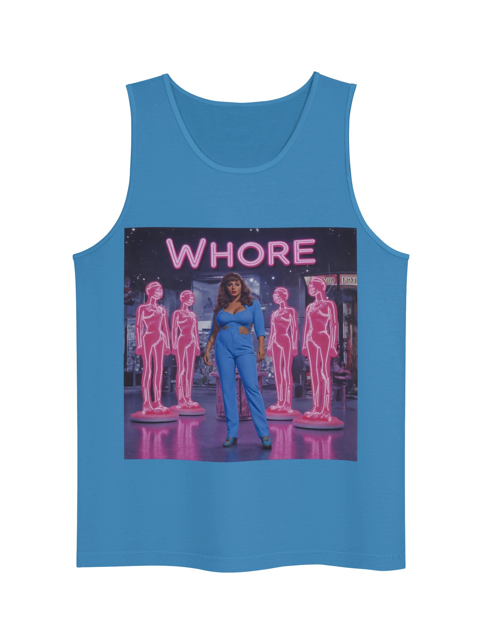 WHORE | Comfort Colors Unisex Garment-Dyed Tank Top product image (83)