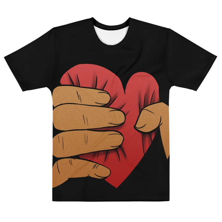 [Honesty] Heart squeeze (black shirt / brown skin tone) product image (1)