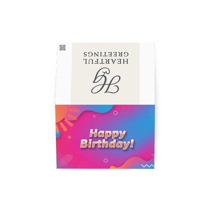Birthday card - Blank inside product image (2)