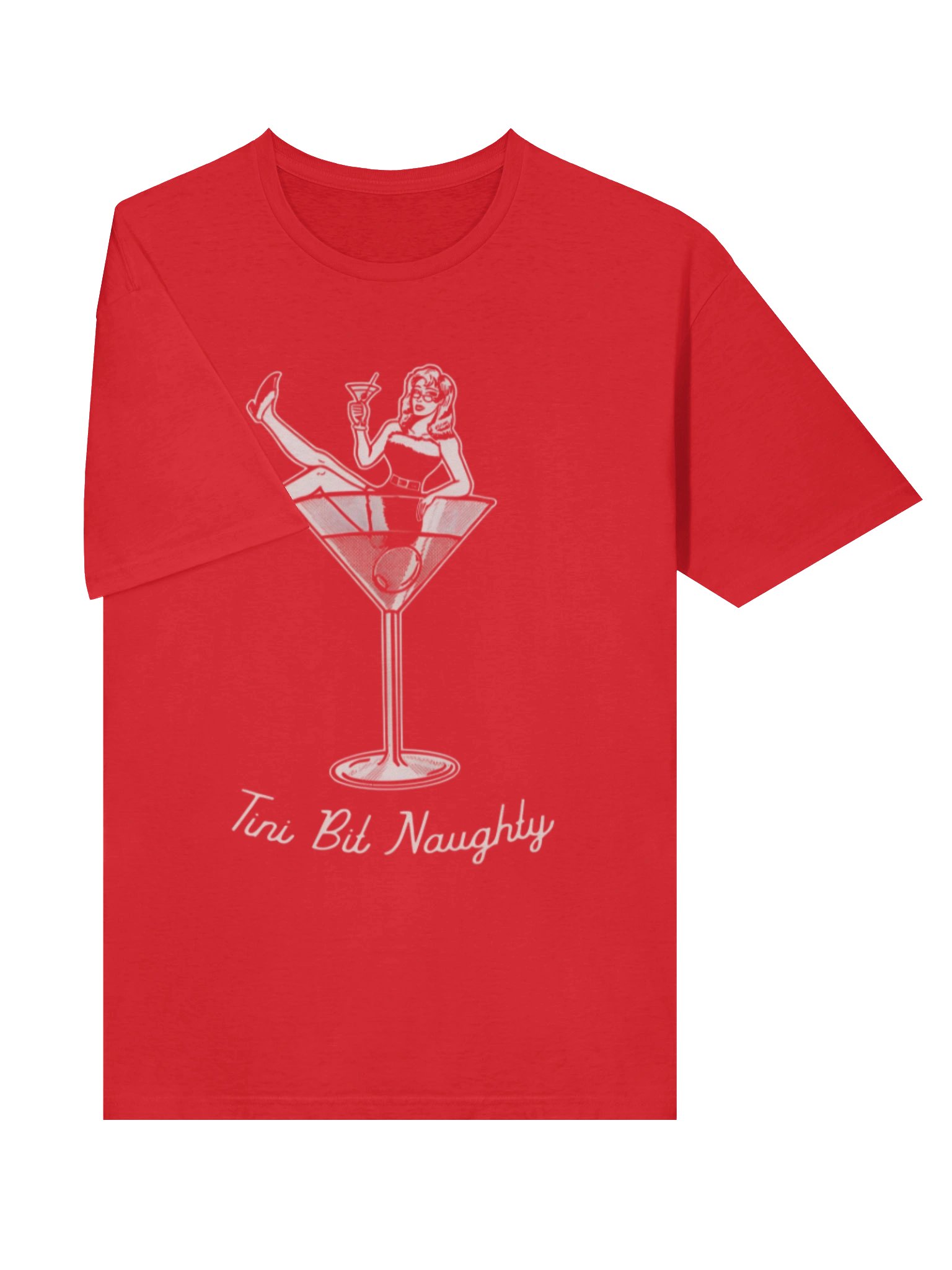 Tini Bit Naughty Ugly Christmas Shirt product image (10)